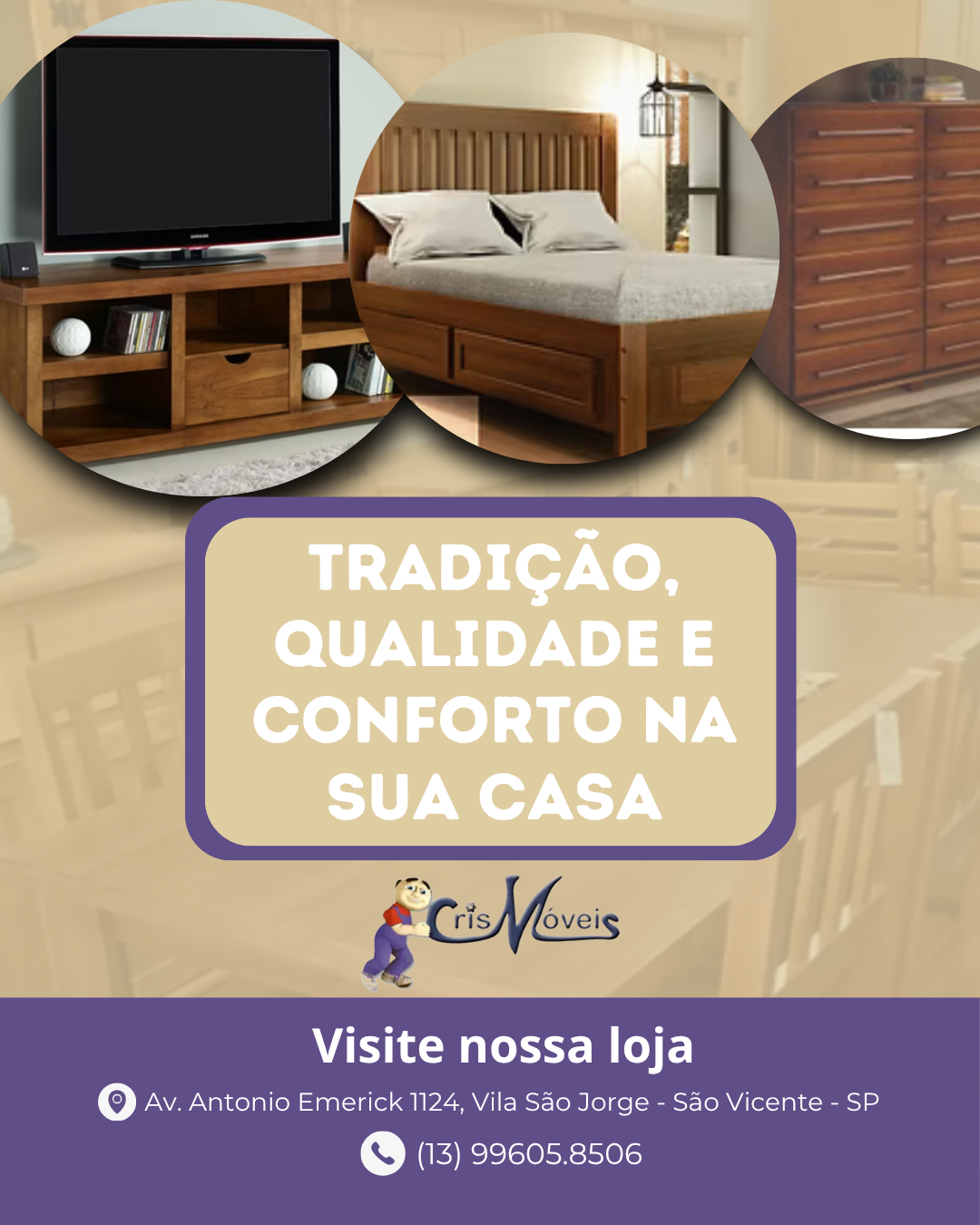 Há mais de 40 anos, Cris Móveis transforma ambientes com beleza e durabilidade
